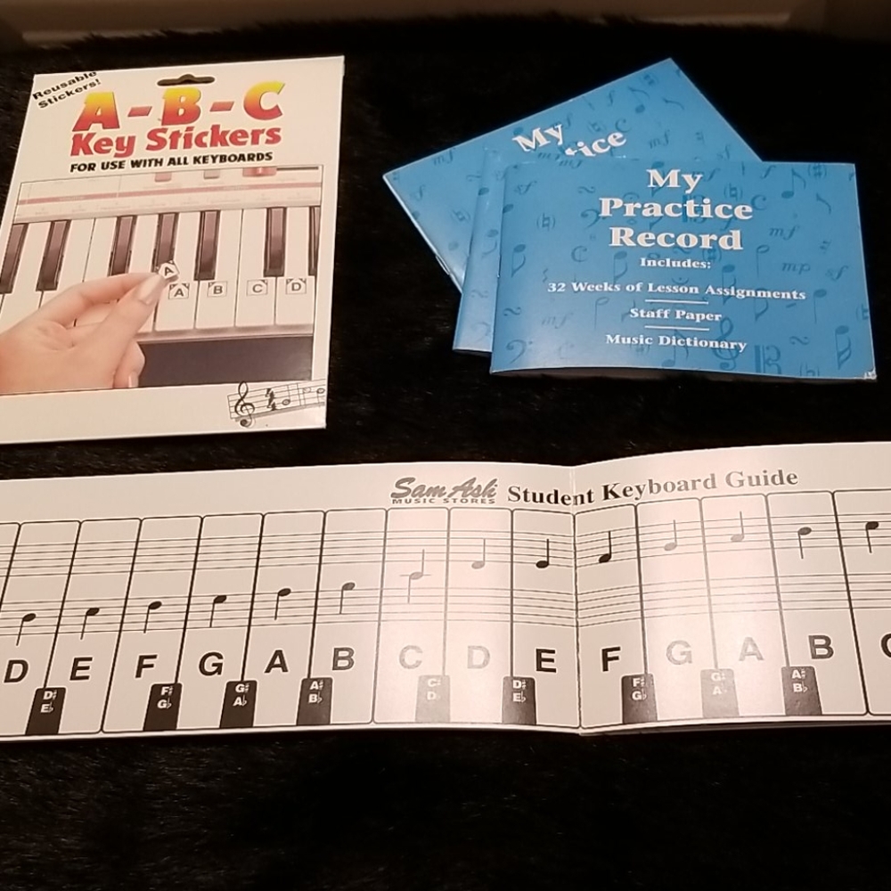 Piano music guides...